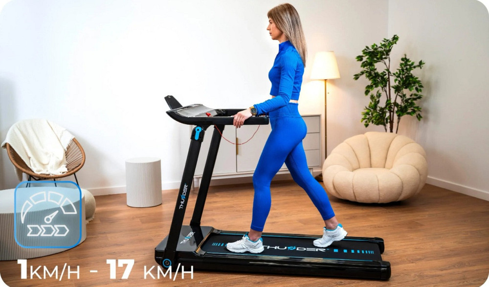 Беговая дорожка электрическая THUNDER ULTRA-BLACK Киев - изображение 7