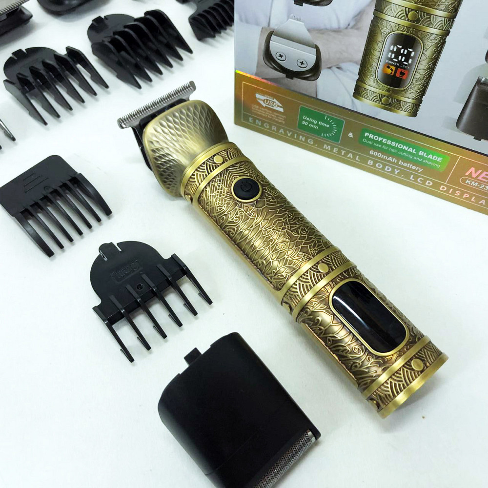 Машинка для підстригання Kemei KM-2313, Електрична машинка для стрижки потужна, Тример бездротовий CS-97 Івано-Франківськ - фото 8