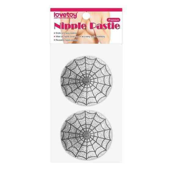 Пестіси - Reusable Spider Glittering Nipple Pasties Sex Aura Київ