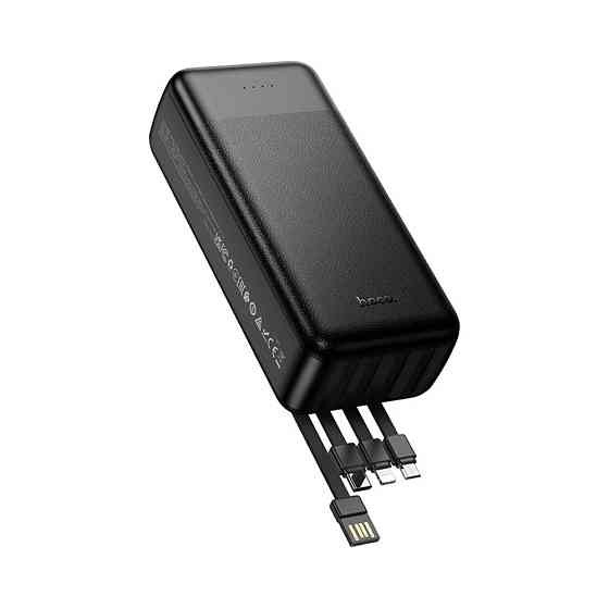 Павербанк 30000 mAh HOCO J163B Wonderful 4 встроенный кабель power bank повербанк Одесса