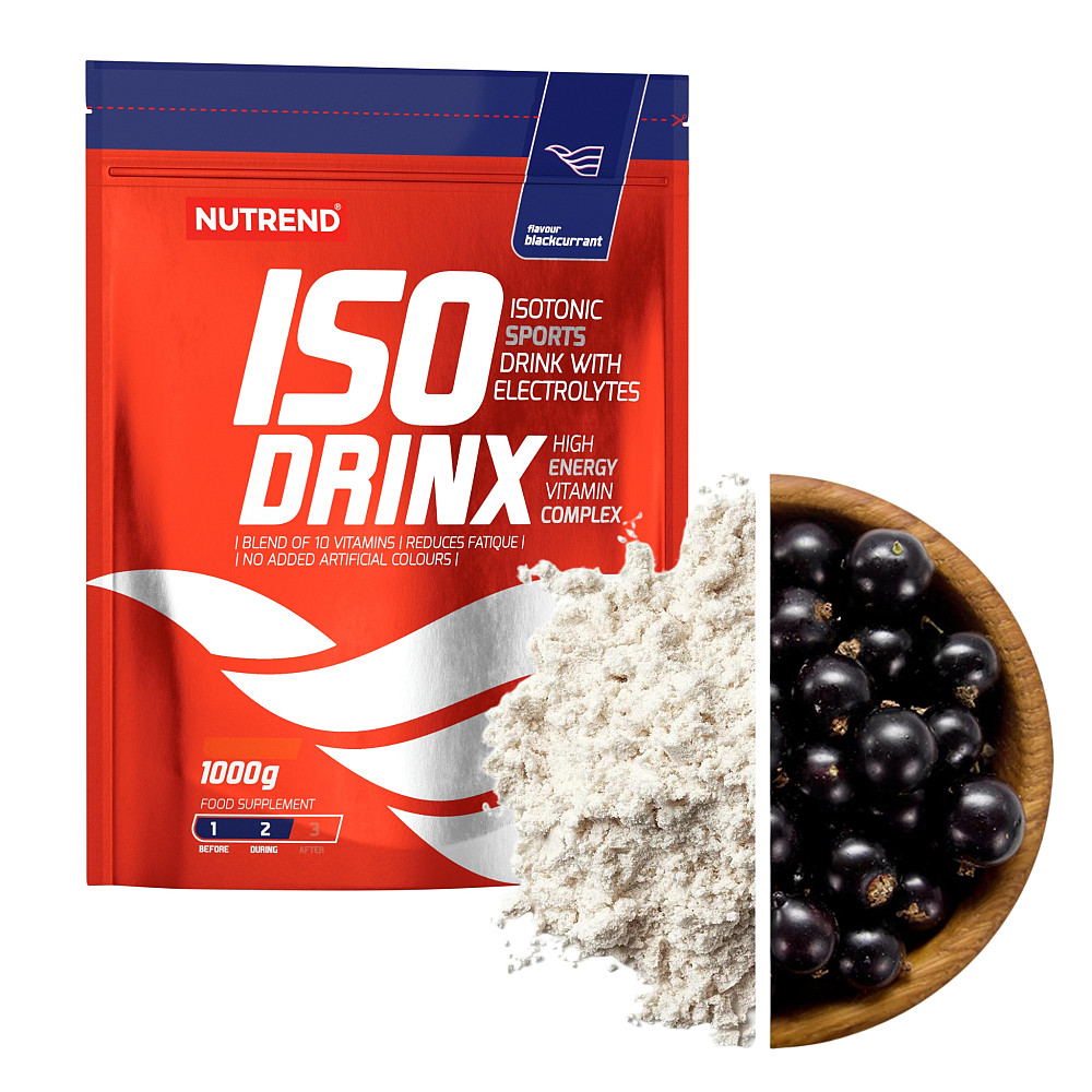 Ізотонік Nutrend IsoDrinx 1000 g (Black currant) Луцьк - фото 2