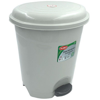 Контейнер для сміття Planet Household №3 з педаллю сірий 12 л (10341) Вінниця - фото 1