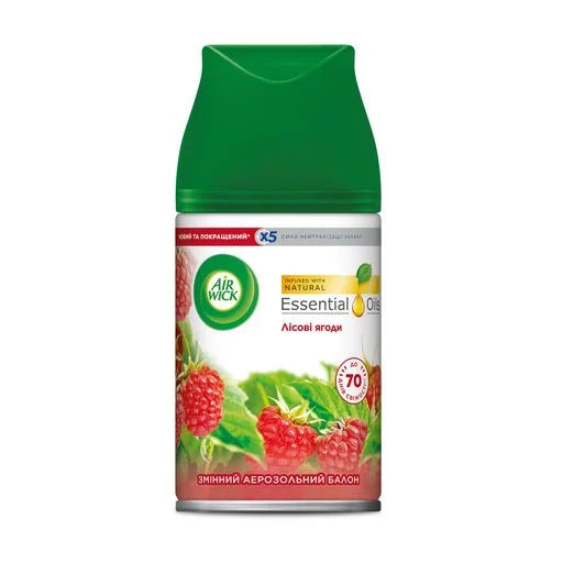 Змінний балон до автоматичного аерозольного освіжувача повітря Air Wick Freshmatic Red Berries Лісов Львів - фото 1