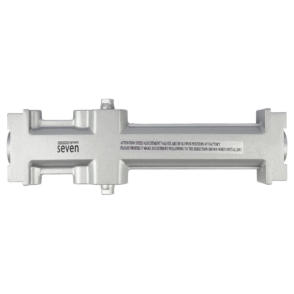 Доводчик дверей врізний 35-65 кг SEVEN DC-7746 silver Київ - фото 7