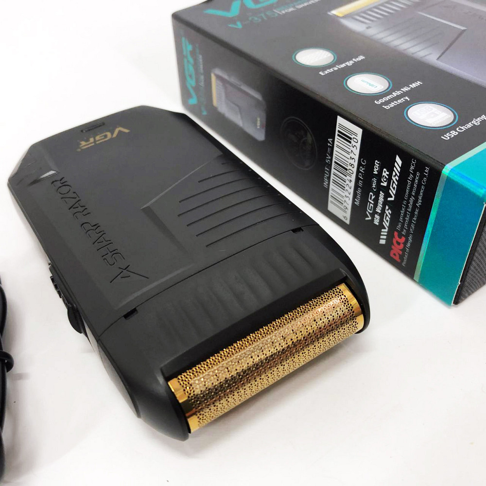 Профессиональная элетробритва VGR, Электробритва мужская беспроводная, Электробритва-шейвер мужской WC-44 Львов - изображение 10