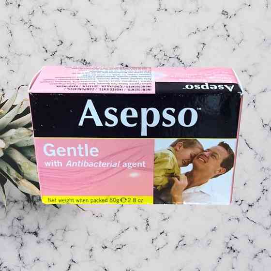 Антисептичне мило Asepso+ Antibacterial Antiseptic Soap 80 г Виноградів