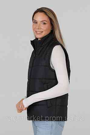 Жилет стьобаний Ray Basic жіночий утеплений чорний (U0601W-Black) Київ