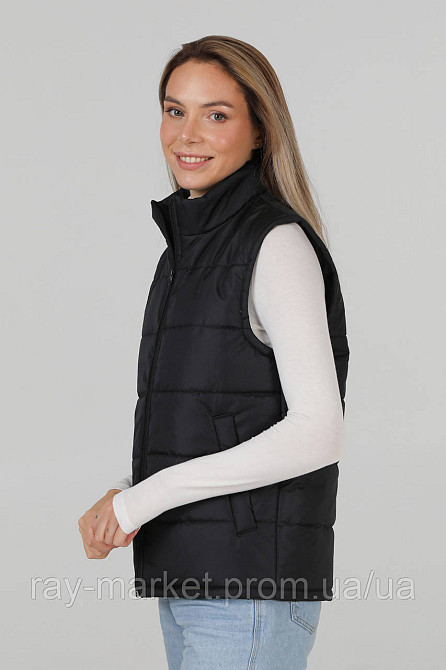 Жилет стьобаний Ray Basic жіночий утеплений чорний (U0601W-Black) Київ - фото 2
