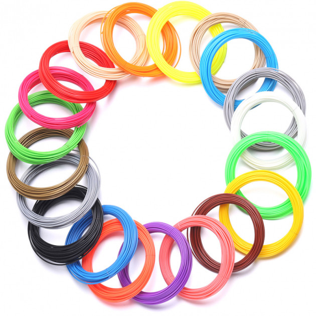 Пластик до 3D ручки. Еко 3D-пластик PLA. Набір з 20 кольорів. (200 метрів) ZI-67 Івано-Франківськ - фото 3