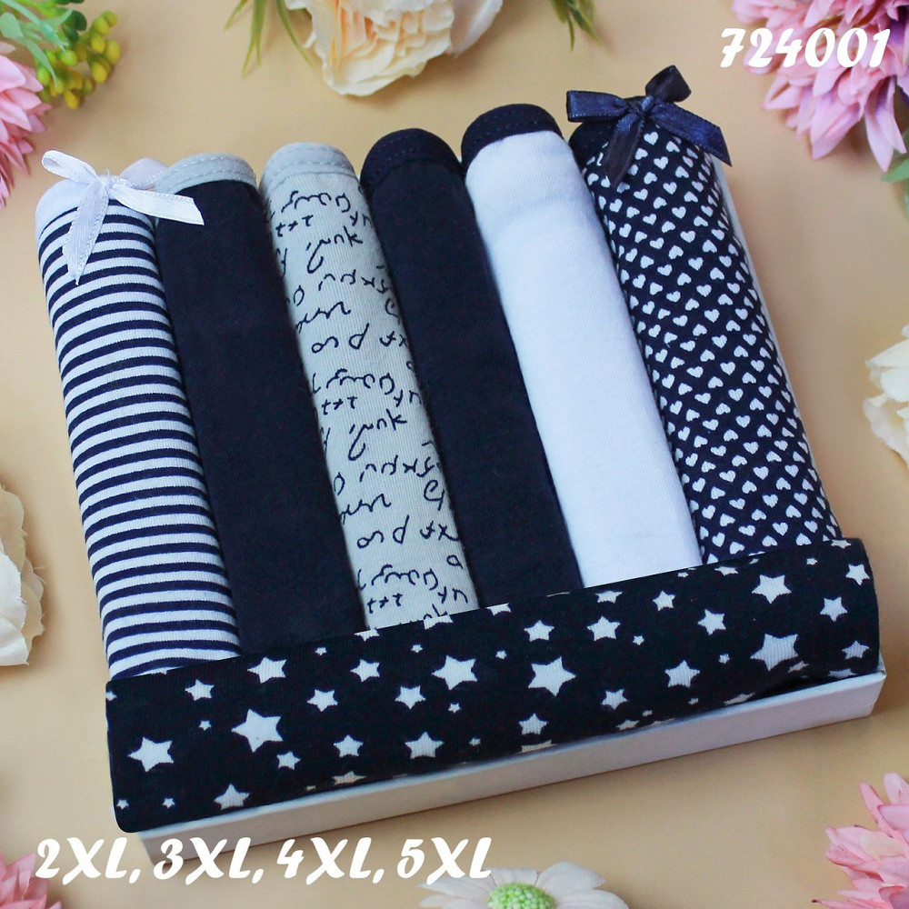 Труси жіночі Nicoletta Туреччина тижні батал 2XL, 3XL, 4XL | 7 шт. Київ - фото 1