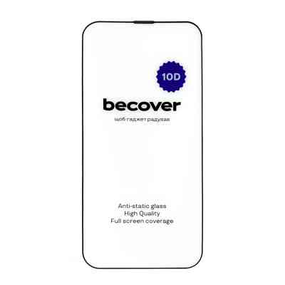 Стекло защитное BeCover Apple iPhone 14 Plus 10D Black (711326) Винница