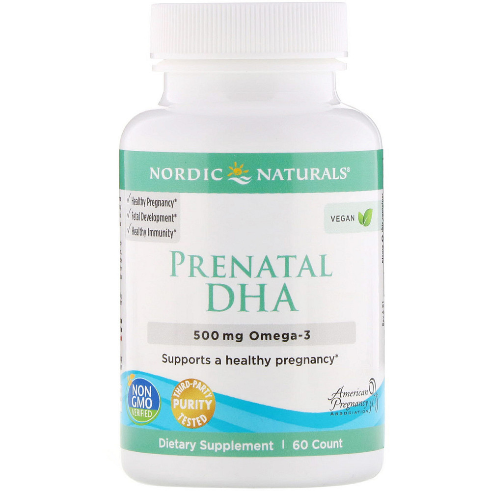 Риб'ячий жир для вагітних Nordic Naturals Prenatal DHA 500 мг 60 капс Київ - фото 3