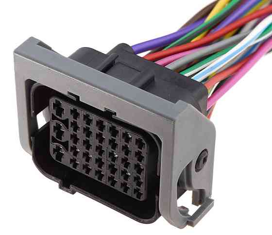 Разьем коннектор с проводом, 33-кон., Эбу,   TE Америка универс., Салон, Chevrolet Киев