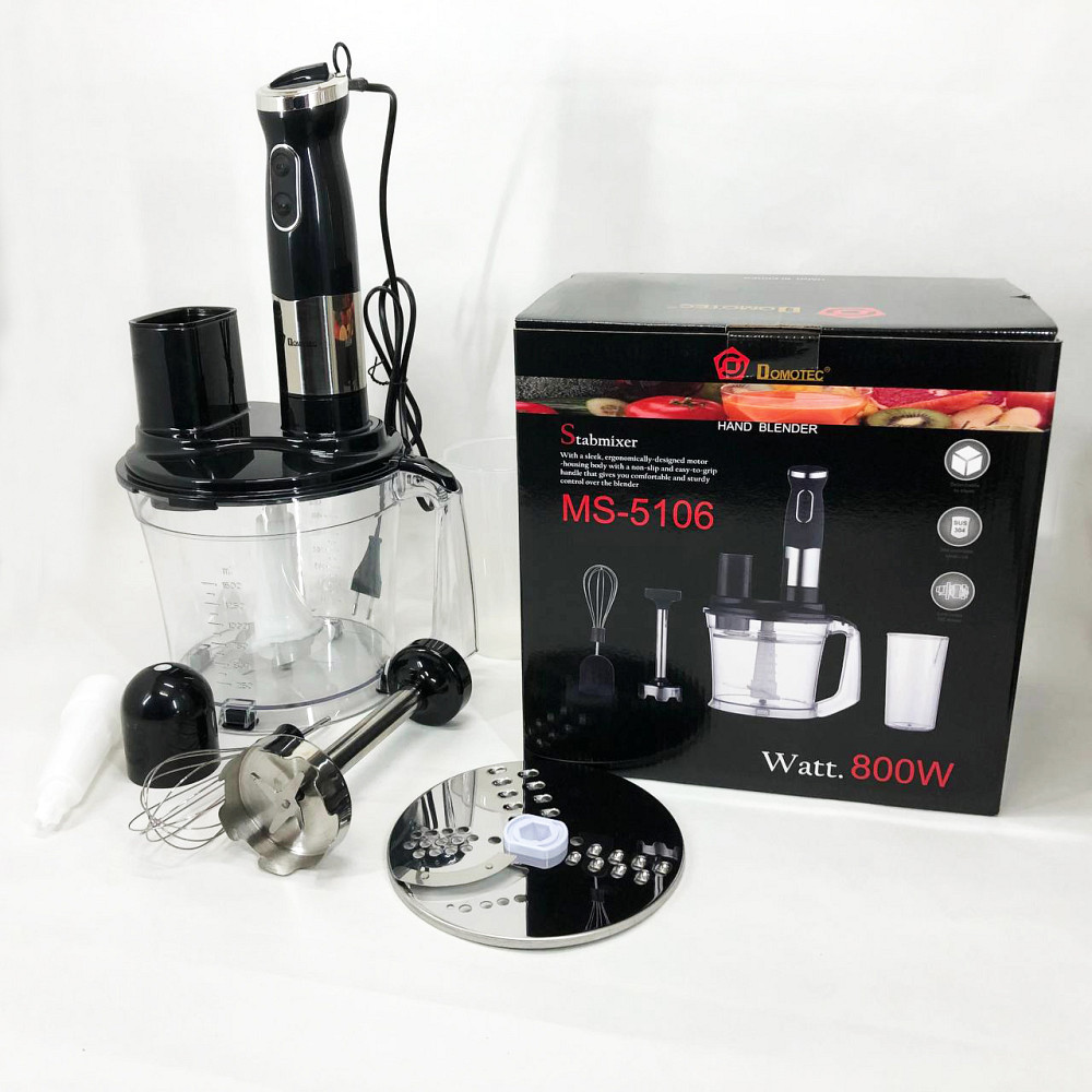 Блендер переносной, Кухонный комбайн металлический, Блендер для приготовления крем-соусов DK-10 Львов - изображение 10