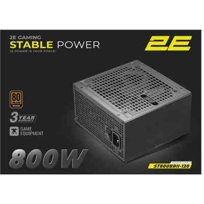 Блок питания 2E 800W Stable Power Pro ATX3.1 GEN5.0 (2E-ST800BRII-120) Винница