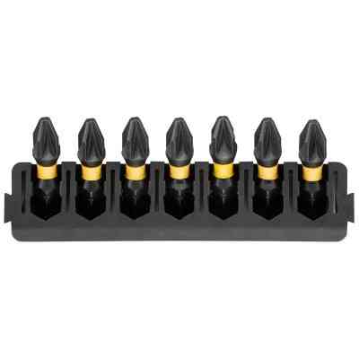 Набор бит DeWALT в касете для Tough Case, FlexTorq, L = 25 мм, Pz2, 7 шт (DT70811) Винница