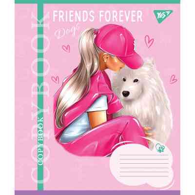 Тетрадь Yes Friends forever 36 листов клетка (767063) Винница