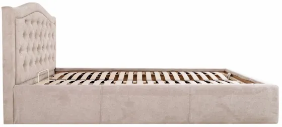 Кровать Двуспальная Scarlett Comfort 160 х 190 см Мисти Mocco С подъемным механизмом и нишей для белья Мокко Киев