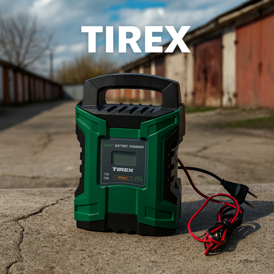 Зарядний пристрій TIREX інверторний 12 24В для авто TRUBC01-15A  оптимальне рішення для легкових авто простота в користуванні Львів