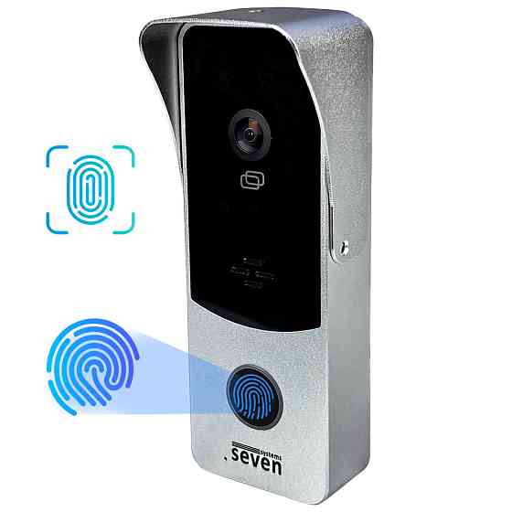 Панель домофона з вбудованим контролером SEVEN CP-7508 FHD silver Київ