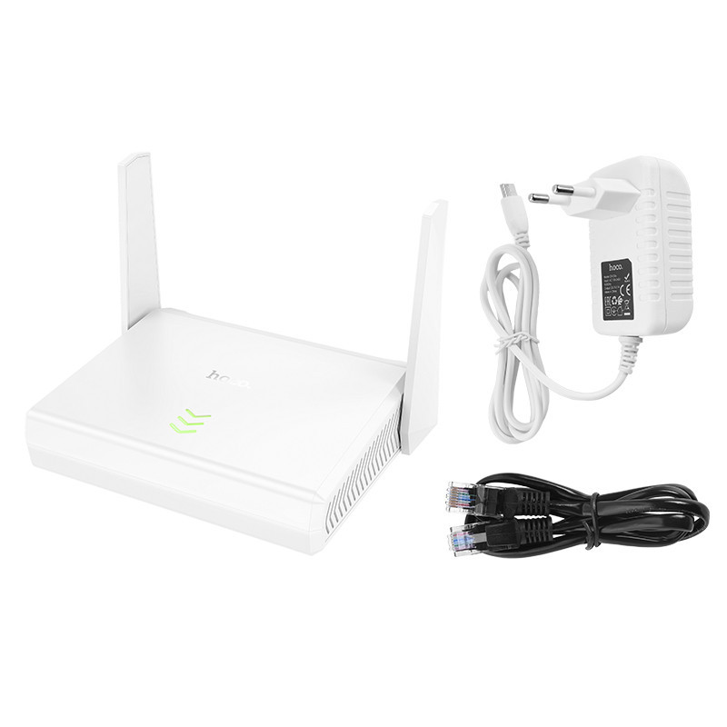 Маршрутизатор HOCO HI36 WiFi4 wireless router White Одеса - фото 7