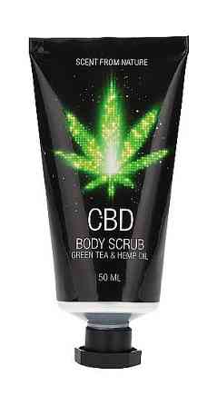 Набір для ванни і душу CBD Luxe Gift set-GREEN TEA & HEMP OIL ( 4 предмета ) Sex Aura Київ