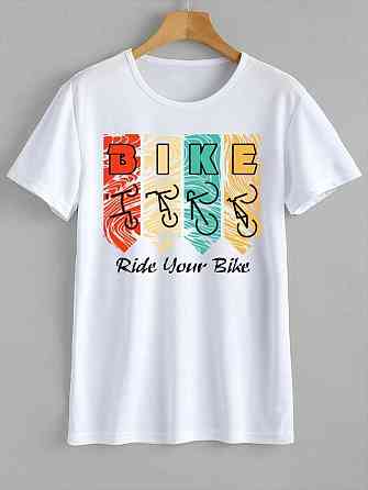 Футболка жіноча з принтом  48 Біла 2664087545 Дніпро