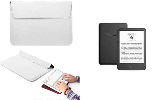 Чохол-конверт VitoCase для Amazon Kindle Paperwhite Kids 11th Gen. 2021, з функцією підставки для книги Білий Київ