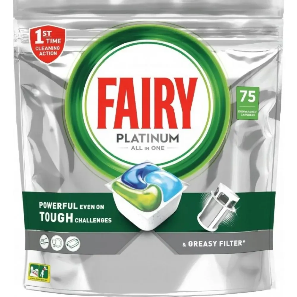 Капсули для посудомийки Fairy Platinum All in One 70 шт. Львів - фото 1