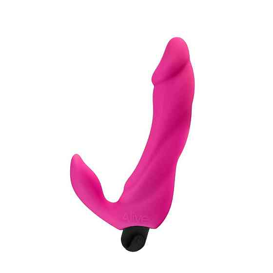 Вібратор вагінально-кліторальний Alive Bifun Pro, Pink, перезаряджуваний Sex Aura Київ