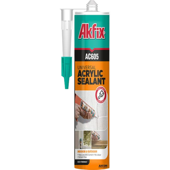 Герметик акриловий АС605 (білий) 310мл Akfix Харків