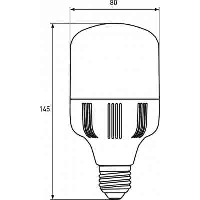 Лампочка EUROELECTRIC Plastic 20W E27 4000K 220V (LED-HP-20274(P)) Винница