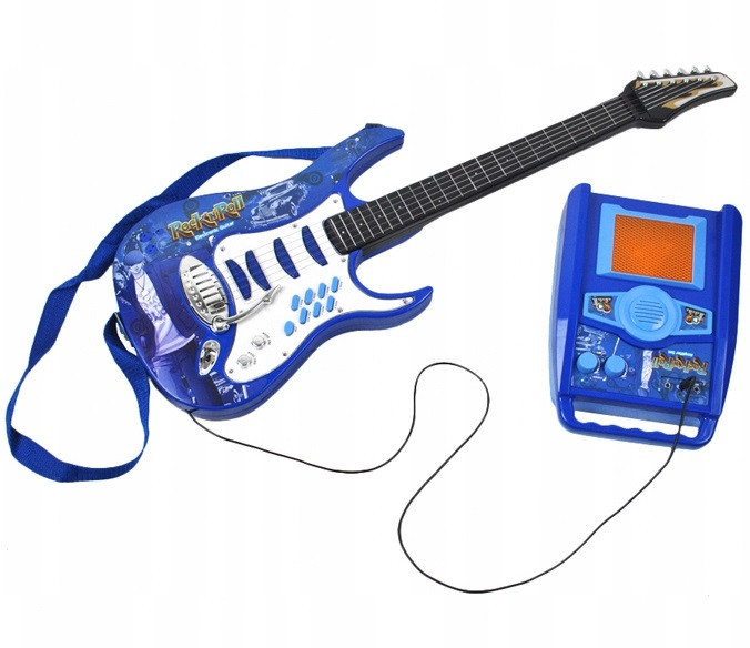 Детская Электрогитара с микрофоном и усилителем неба Kruzzel (22409) Нововолынск - изображение 3