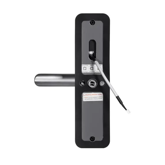 Замок біометричний автономний Trinix TRL-5405BTF Silver L/R з Bluetooth, зчитувачем відбитків пальців і карт Mifare (65-00088) Київ