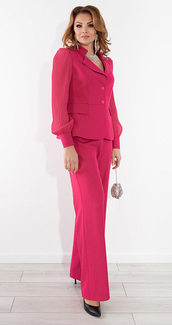 Красивый брючный костюм плиссе (50) Киев - изображение 1