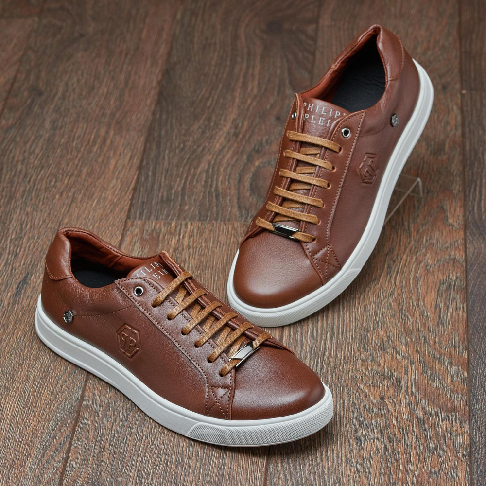 Чоловічі стильні шкіряні кеди М-84 р\б Харьков - изображение 8