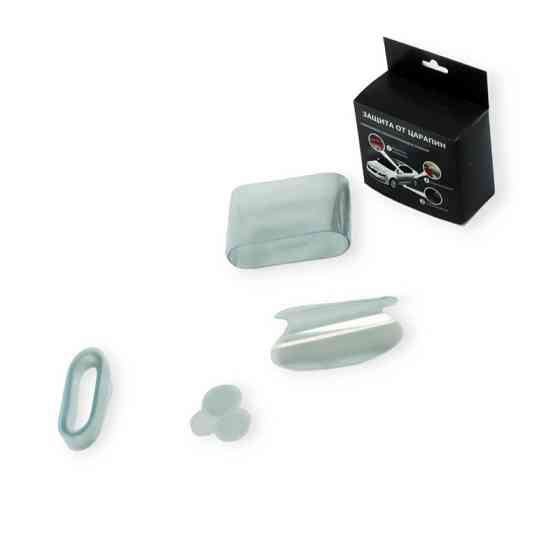 Комплект плівки захисної на пороги, під відбійники, ручки та торці дверей 85х90мм фігурна 22шт Мукачево