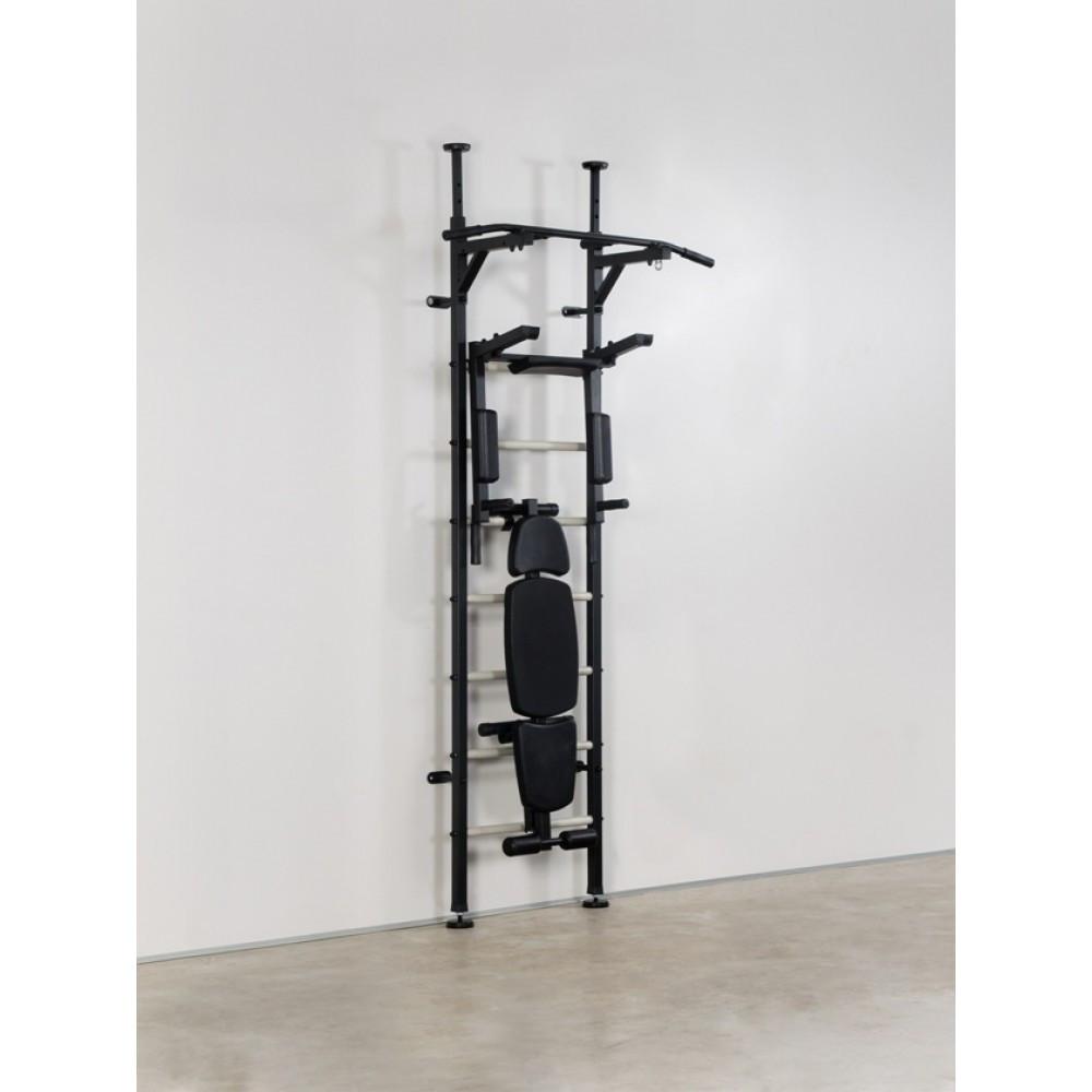 Шведская стенка Tornado Pro Black, профессиональный тренажер для взрослых до 120 кг,  кольцо для груши Каменское - изображение 6