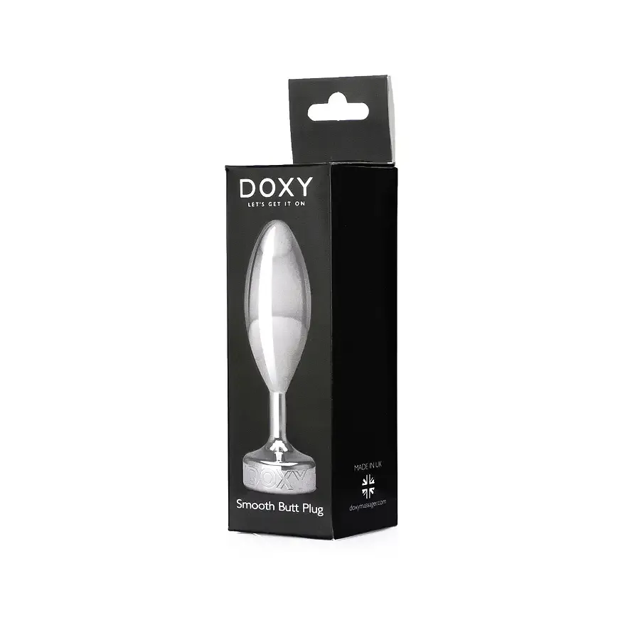 Металева анальна пробка DOXY Butt Plug SMOOTH, гладенька, діаметр 3,3 см Львів - фото 5