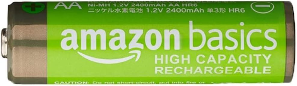 Батарейки Amazon Basics AA 2400mAh NiMH 1.2V 16 шт сріблясті перезарядні до 400 циклів передзаряджені високої ємності універсальні Київ - фото 4