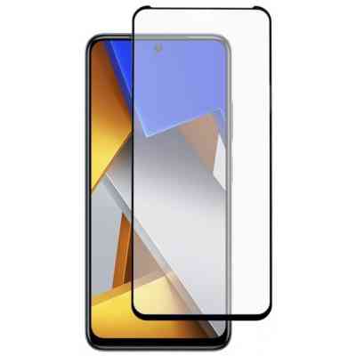 Стекло защитное Dengos Full Glue Poco M4 Pro 4G black frame (TGFG-240) Винница