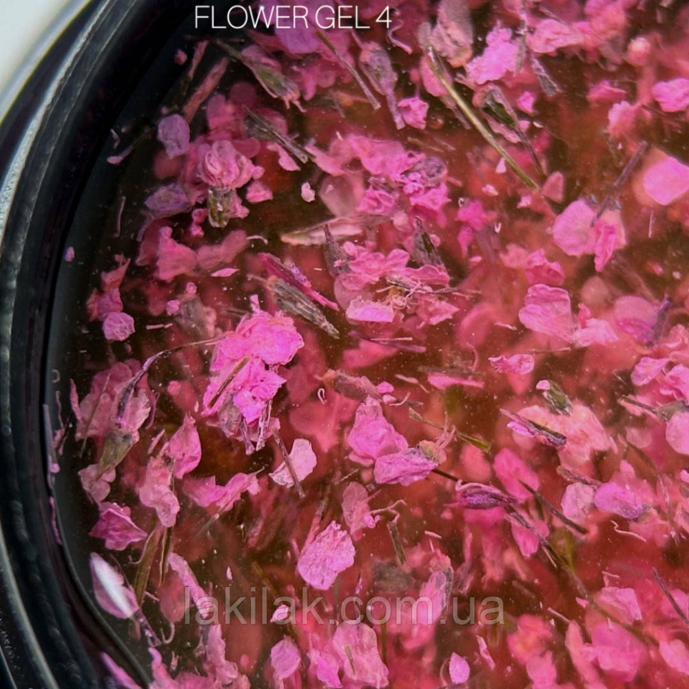 Гель з сухоцвітами SAGA Flower Gel №04 5мл Херсон - фото 1