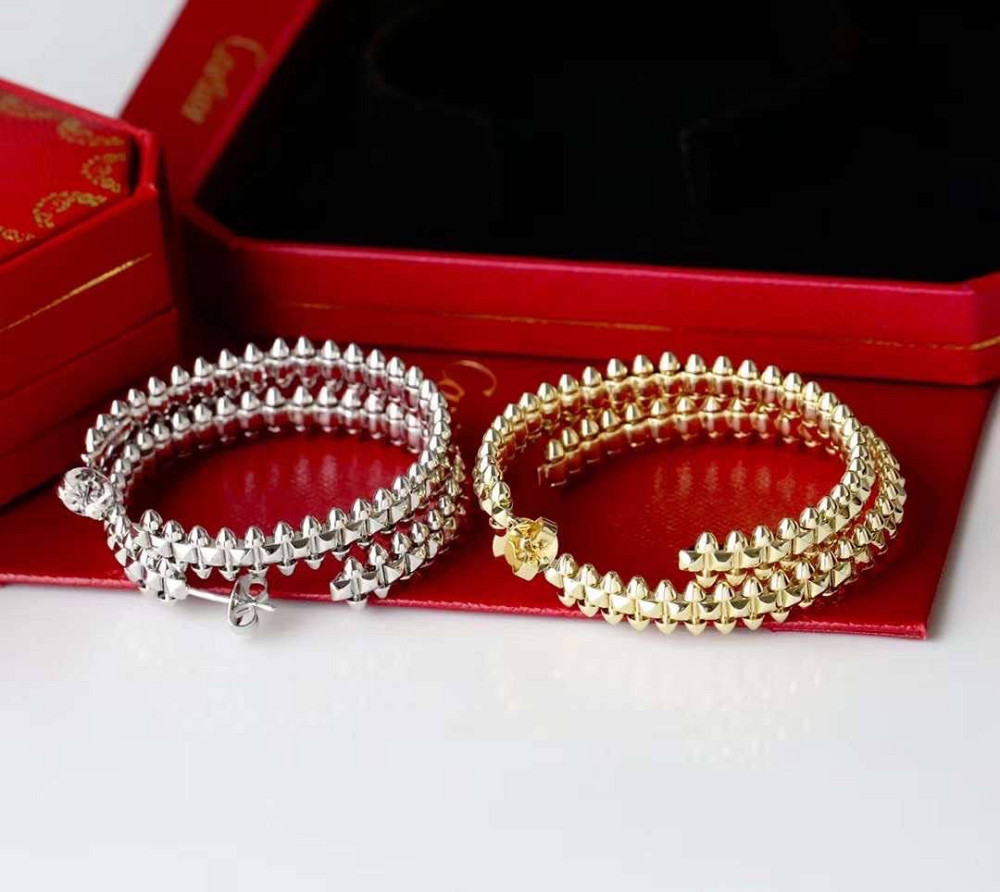 Cartier сережки біле, лимонне, рожеве золото Одеса - фото 1
