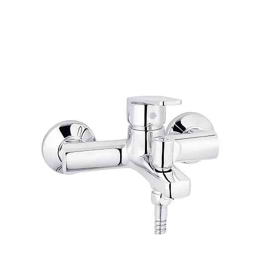 Змішувач для ванни Kroner KRP Brocken - C060 з душовим гарнітуром, хром Київ