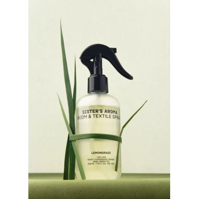 Освіжувач повітря Sister's Aroma Лемонграс Парфумований спрей для кімнати та текстилю 230 мл (4820227786008) Вінниця - фото 3