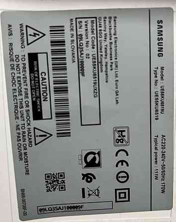 Телевізор Samsung 55" Kurver UE65KU6519U Wi-Fi 4K Smart TV. Київ