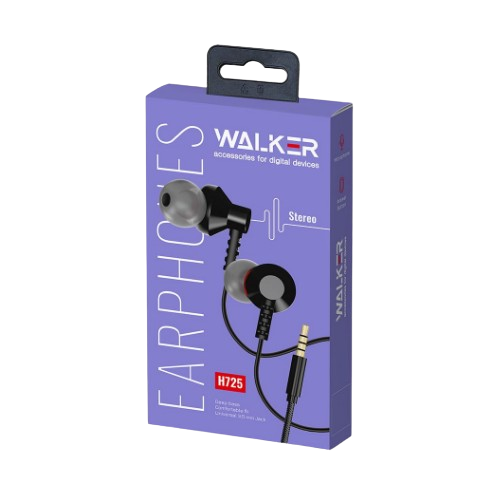 Навушники WALKER H725 з мікрофоном чорний Житомир