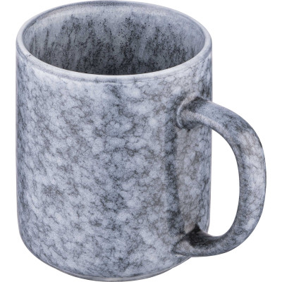 Чашка Ardesto Loreto, 390мл, порцеляна, сірий (AR1039LG) Винница - изображение 2