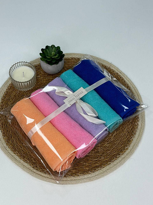 Набір махрових рушників Ideal Textile 30х30 см 400 г/м2 (56861067) Чернівці - фото 4