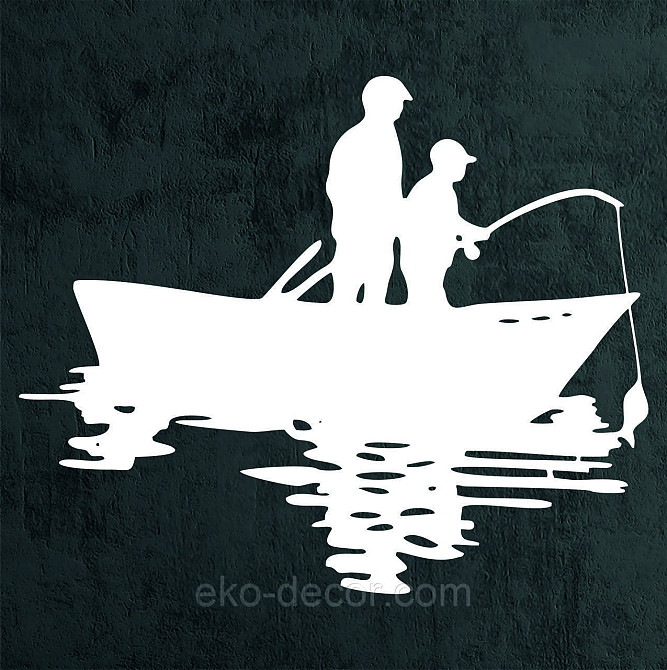 Декоративное настенное Панно «Рыбалка», Декор на стену 90*74 см, Белый Киев - изображение 7